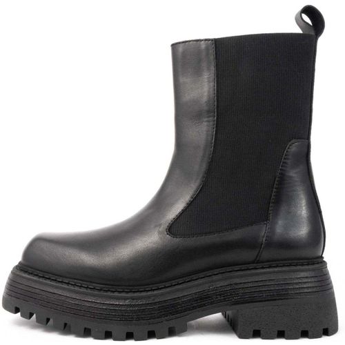 Bottines black casual closed booties - Sergio Moretti - Modalova
