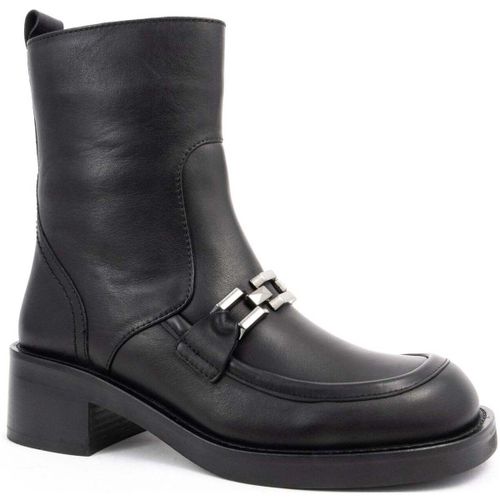 Bottines black casual closed booties - Sergio Moretti - Modalova
