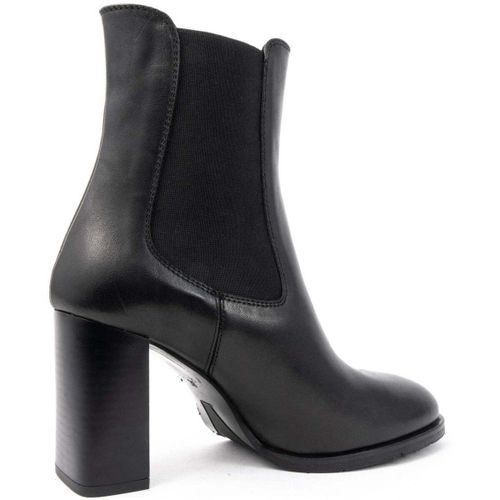 Bottines black casual closed booties - Sergio Moretti - Modalova