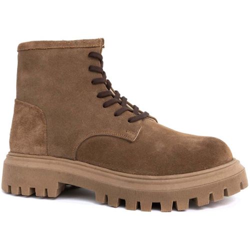 Bottines beige casual closed booties - Sergio Moretti - Modalova