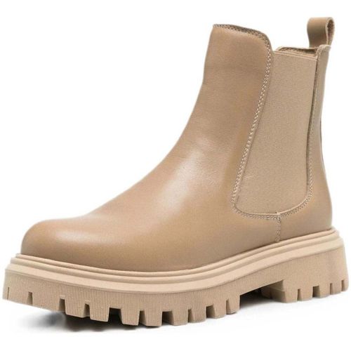 Bottines beige casual closed booties - Sergio Moretti - Modalova