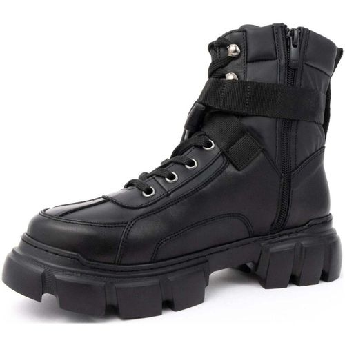 Bottines black casual closed booties - Sergio Moretti - Modalova