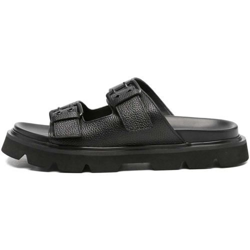 Claquettes black casual open slippers - Sergio Moretti - Modalova