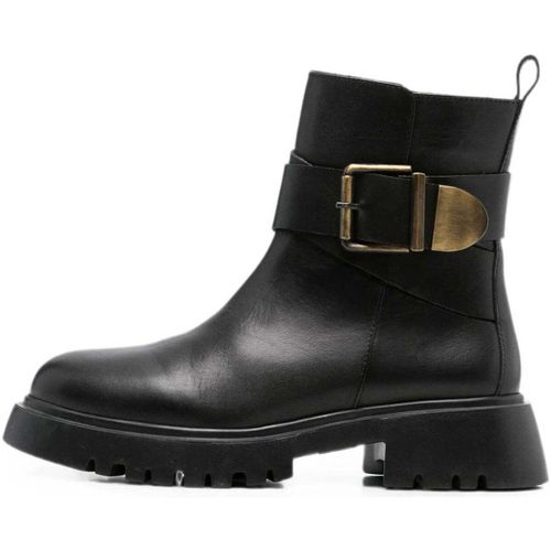 Bottines black casual closed booties - Sergio Moretti - Modalova