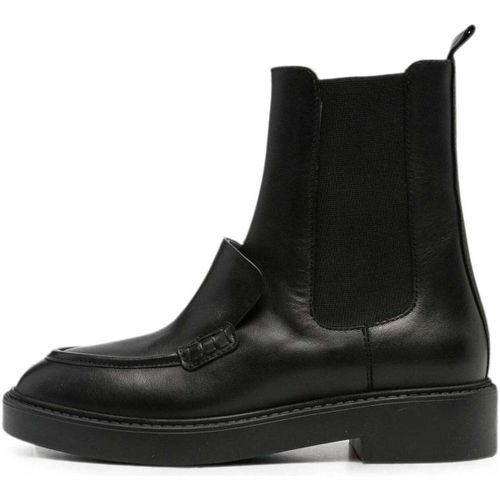 Bottines black casual closed booties - Sergio Moretti - Modalova