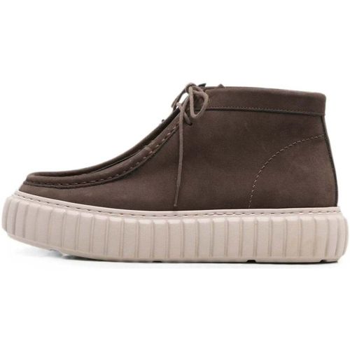 Bottines brown casual closed booties - Sergio Moretti - Modalova