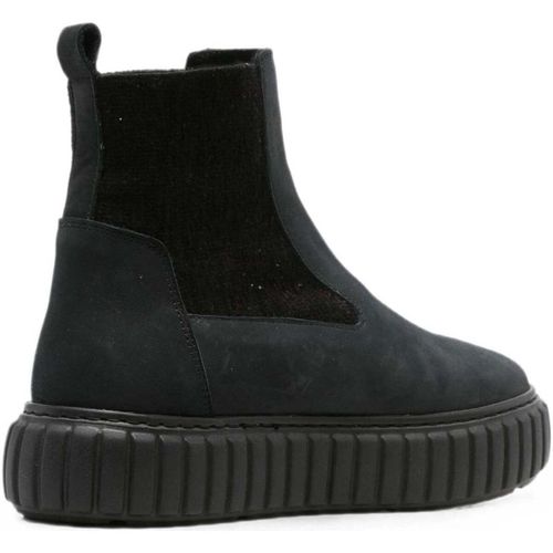 Bottines black casual closed booties - Sergio Moretti - Modalova