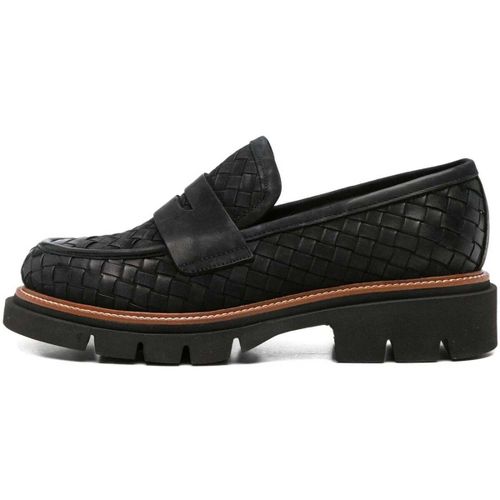 Mocassins black casual closed loafers - Sergio Moretti - Modalova