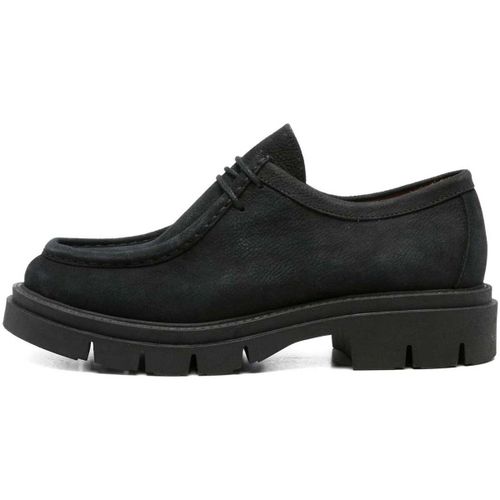 Mocassins black casual closed loafers - Sergio Moretti - Modalova