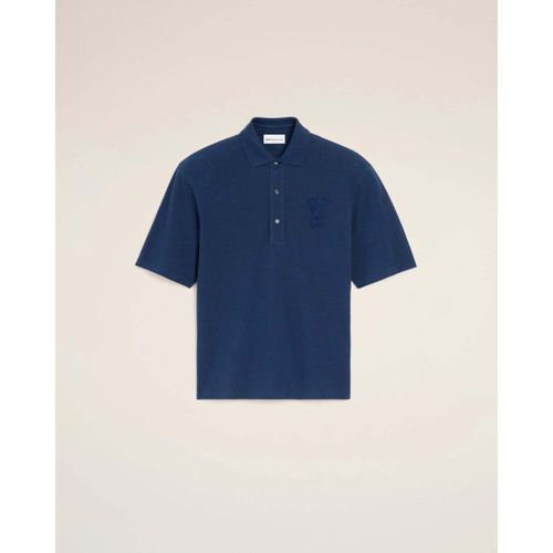 Polo Ami de Coeur Polo met gebreide patch - Ami Paris - Modalova