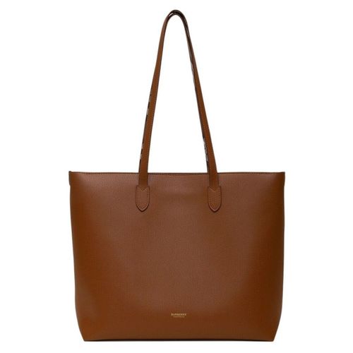 Cabas Medium Check-Lined Tote - Burberry - Modalova