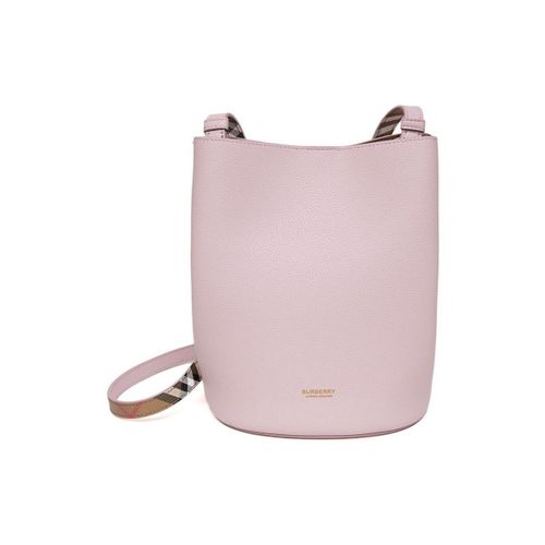 Sac a main Small Leather Bucket Bag - Burberry - Modalova