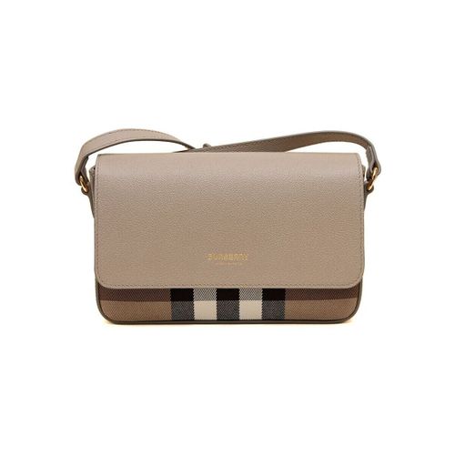 Sac a main New Hampshire Check Leather Crossbody Bag - Burberry - Modalova