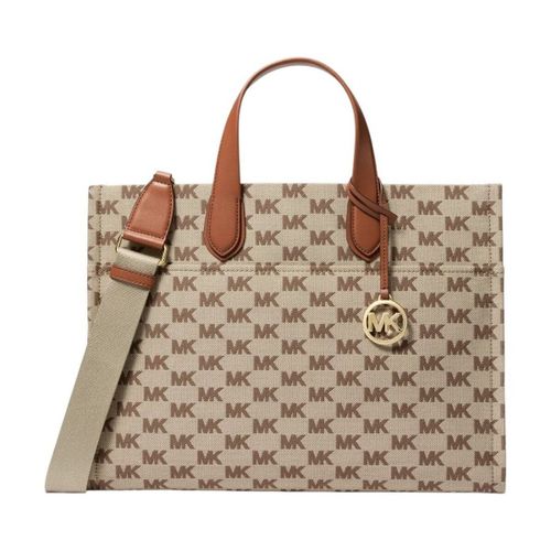 Cabas Gigi Large Logo Jacquard Tote Bag - MICHAEL Michael Kors - Modalova