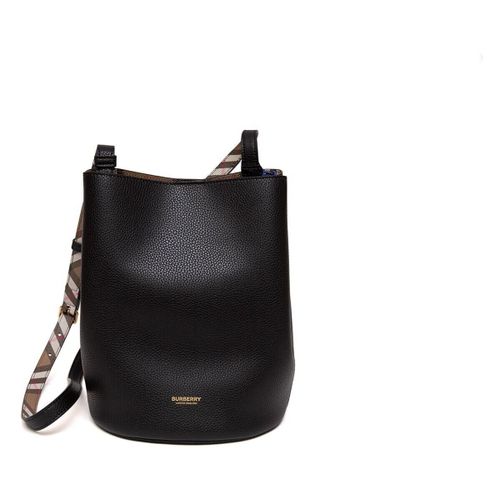 Sac a main Leather Bucket Bag - Burberry - Modalova