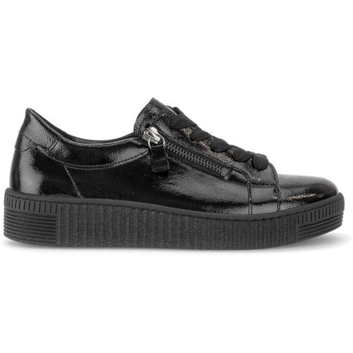 Baskets Baskets en cuir verni à talon compensé - Gabor - Modalova