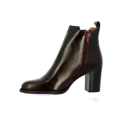 Boots Boots cuir glacé bdeaux - Maroli - Modalova