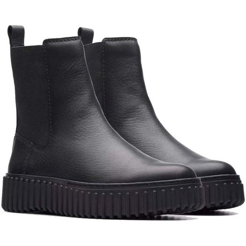 Bottines Torhill Maple Women's Black Wedge Ankle Boots - Clarks - Modalova