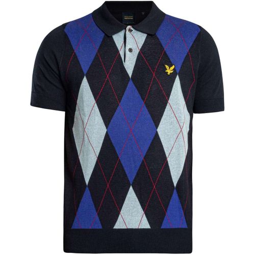 Polo Polo tricoté à losanges - Lyle & Scott - Modalova
