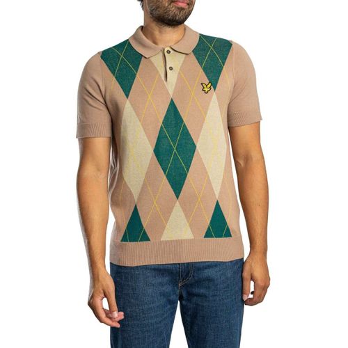 Polo Polo tricoté à losanges - Lyle & Scott - Modalova