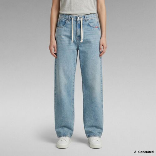 Jeans Js) Danielle Woman Denim Sand Stone - Amish - Modalova