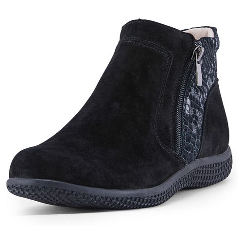 Bottines Bottines zippées cuir velours - Pediconfort - Modalova