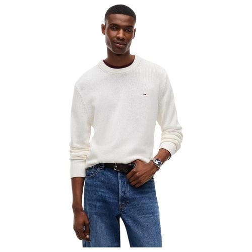 Sweat-shirt Pull Ref 69322 YBH Blanc - Tommy Jeans - Modalova