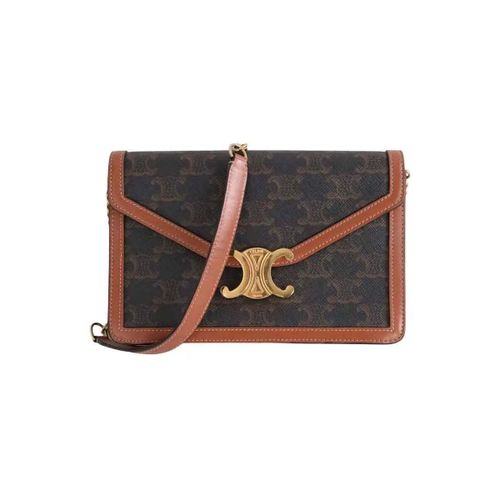 Sac a main Sac à bandoulière Triomphe Maillon Chain marron - Céline - Modalova