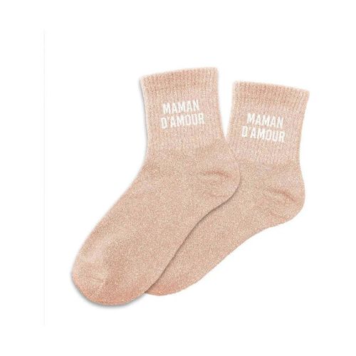 Chaussettes - Maman d'Amour - chaussettes à paillettes - Modalova
