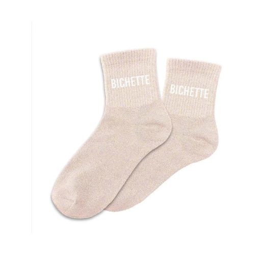 Chaussettes - Bichette rose pâle - chaussettes à paillettes - Modalova