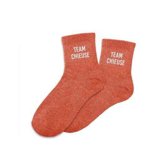 Chaussettes - Team Chieuse - chaussettes à paillettes - Modalova