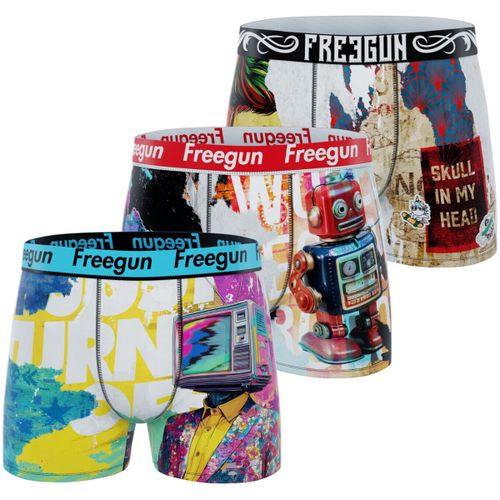 Boxers Lot de 3 boxers junior collection Pop Art - Freegun - Modalova
