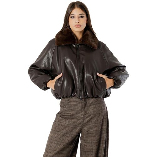 Blouson AMBRA FAUX LEATHER BOMBER SLI6GB026248D - I Am - Modalova