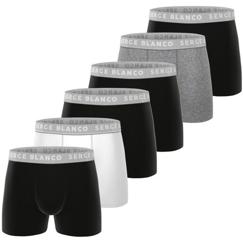 Boxers Lot de 6 boxers en coton Premium - Serge Blanco - Modalova