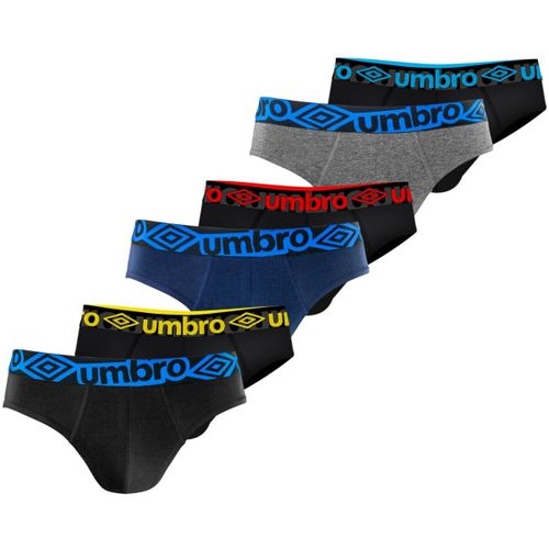 Slips Lot de 6 slips unis ceintures colorées - Umbro - Modalova