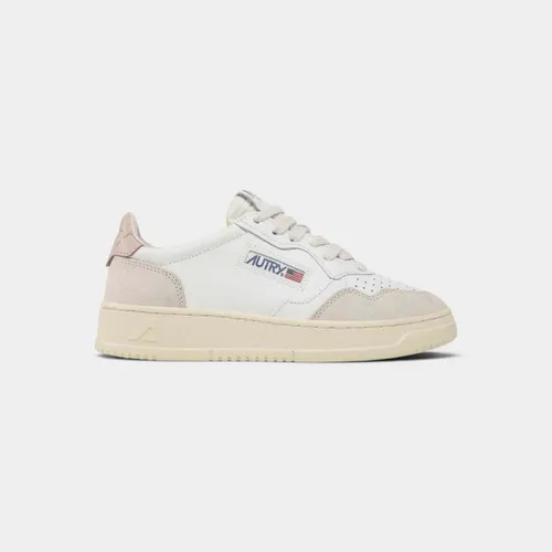 Baskets Medalist Leather Low White Pink (Women's) - Autry - Modalova