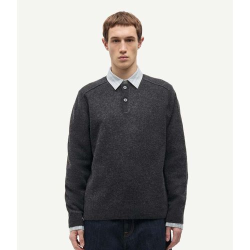 Pull Sarick Sweater Dark Grey Mel - SAMSØE SAMSØE - Modalova