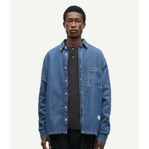 Chemise Saryan O Shirt Mid Blue - SAMSØE SAMSØE - Modalova