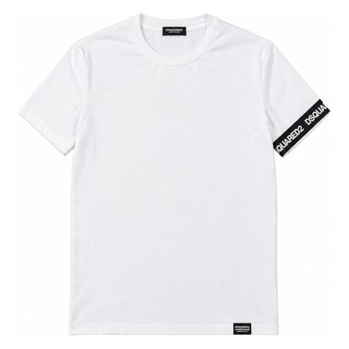 T-shirt D9M203190-110 WHITE/BLACK - Dsquared - Modalova