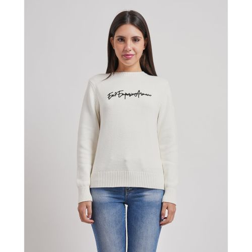 Pull Pull col rond et en mélange laine - Emporio Armani EA7 - Modalova