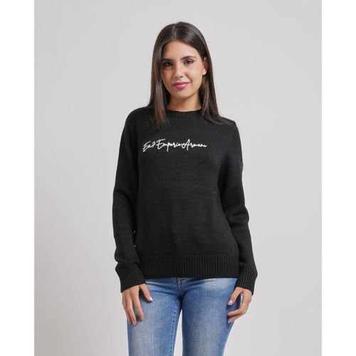 Pull Pull col rond et en mélange laine - Emporio Armani EA7 - Modalova