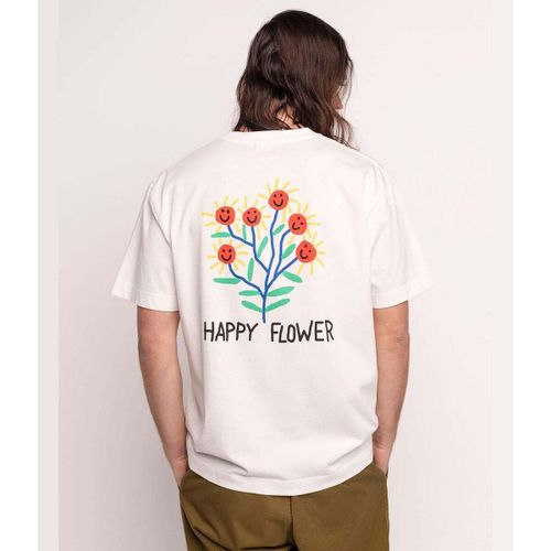 T-shirt Happy Flower Off White - Ollow - Modalova