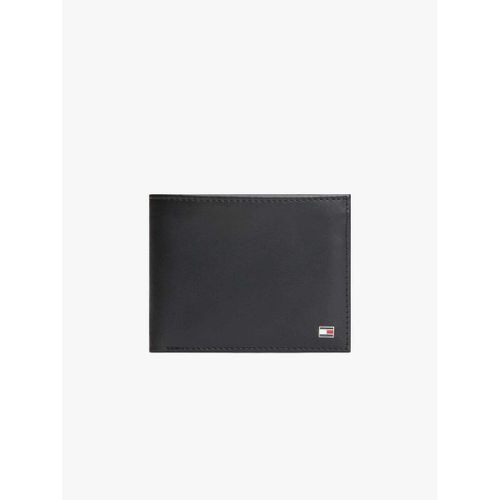 Portefeuille Portefeuille noir en cuir - Tommy Hilfiger - Modalova
