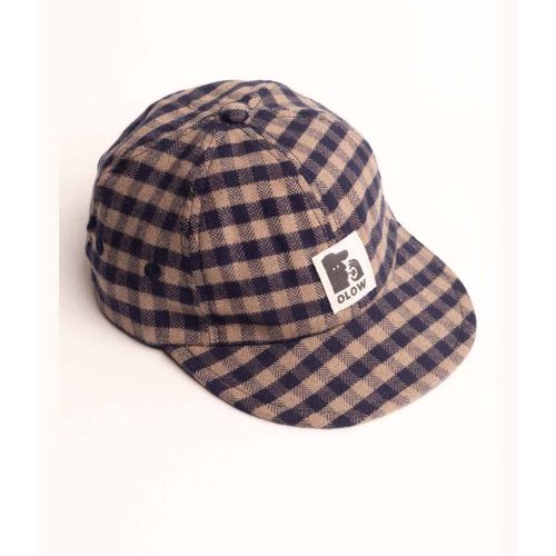 Casquette Wick Tiles Marron et Bleu - Ollow - Modalova