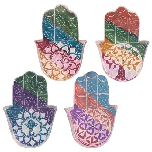 Statuettes et figurines Set de 4 Supports D'Encens - Signes Grimalt - Modalova