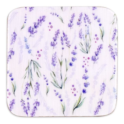 Set de table Set De 4 Dessous-De-Verre Lavande - Signes Grimalt - Modalova