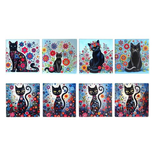 Trousse Sous-Verres Chat - Signes Grimalt - Modalova