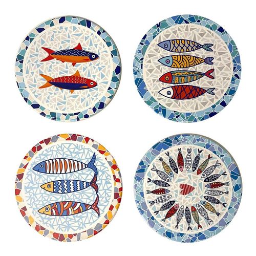 Cabas Sous-Verres Poissons - Signes Grimalt - Modalova