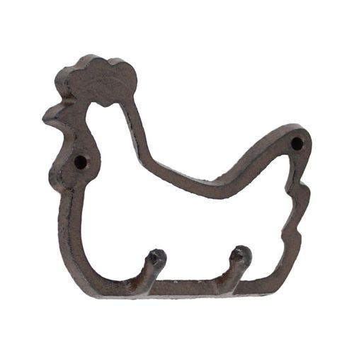 Vides poches Patère En Fonte Poule - Signes Grimalt - Modalova