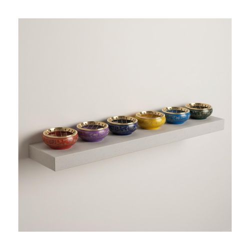 Vases, caches pots d'intérieur Brûle-encens 7 Chakras - Signes Grimalt - Modalova